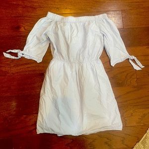 H&M Off-Shoulder blue Dress